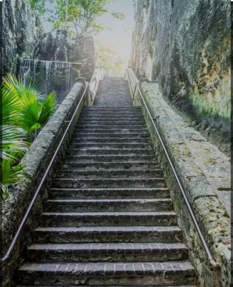 The Queen's Staircase in Nassau